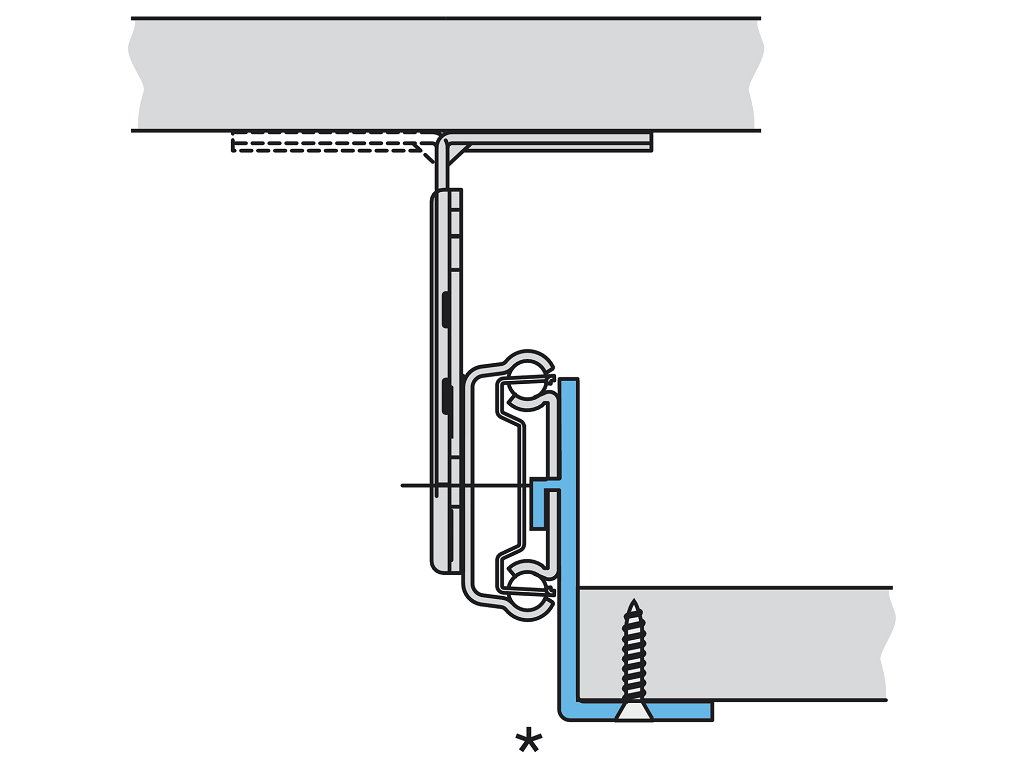Guide con Sfere per Ripiano Estraibile per Tastiera 35,3x12,7h Portata kg.30 Zincata mm.450 | Accuride - immagine 3